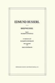 Cover von Edmund Husserl Briefwechsel