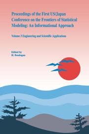 Cover von Proceedings of the First US/Japan Conference on the Frontiers of Statistical Modeling: An Informational Approach