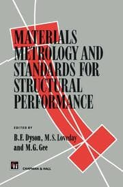 Cover von Materials Metrology and Standards for Structural Performance