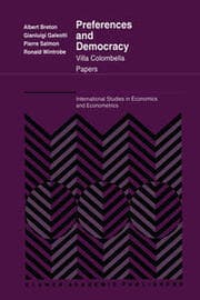 Cover von Preferences and Democracy