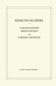 Cover von Cartesianische Meditationen und Pariser Vortrage