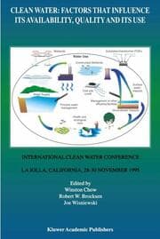 Cover von Clean Water: Factors that Influence Its Availability, Quality and Its Use
