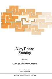Cover von Alloy Phase Stability