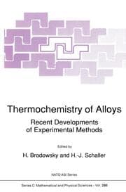 Cover von Thermochemistry of Alloys