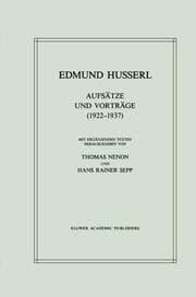 Cover von Aufsätze und Vorträge (1922-1937)