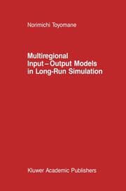 Cover von Multiregional Input Output Models in Long-Run Simulation