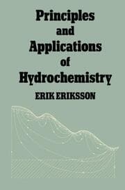 Cover von Principles and Applications of Hydrochemistry