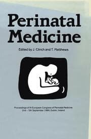 Cover von Perinatal Medicine