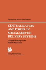 Cover von Centralization and Power in Social Service Delivery Systems