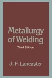 Cover von Metallurgy of Welding