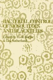 Cover von Bacterial Control of Mosquitoes & Black Flies