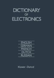 Cover von Dictionary of Electronics