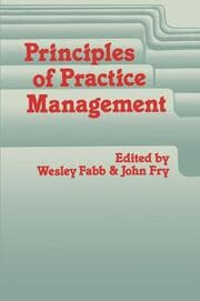 Cover von Principles of Practice Management