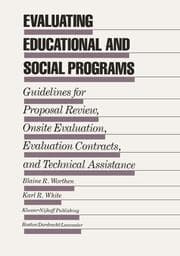 Cover von Evaluating Educational and Social Programs