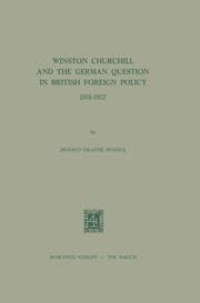 Cover von Winston Churchill and the German Question in British Foreign Policy, 1918-1922