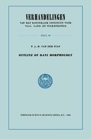 Cover von Outline of Dani Morphology