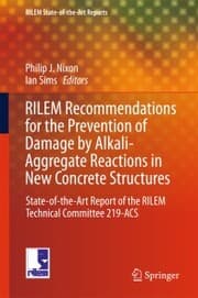 Cover von RILEM Recommendations for the Prevention of Damage by Alkali-Aggregate Reactions in New Concrete Structures