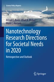 Cover von Nanotechnology Research Directions for Societal Needs in 2020