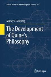 Cover von The Development of Quine's Philosophy