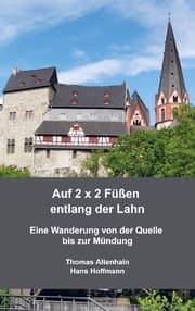 Cover von Auf 2 x 2 Füßen entlang der Lahn
