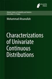 Cover von Characterizations of Univariate Continuous Distributions