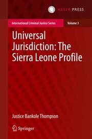 Cover von Universal Jurisdiction: The Sierra Leone Profile