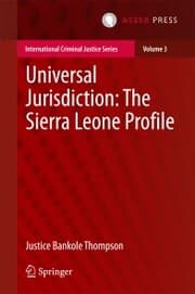 Cover von Universal Jurisdiction: The Sierra Leone Profile