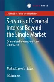 Cover von Services of General Interest Beyond the Single Market