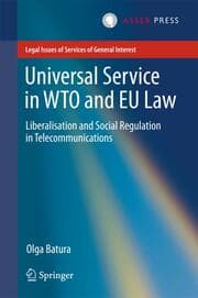 Cover von Universal Service in WTO and EU law
