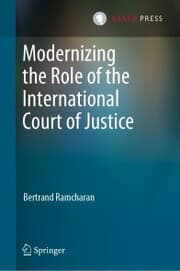 Cover von Modernizing the Role of the International Court of Justice