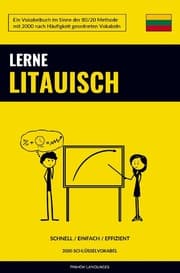 Cover von Lerne Litauisch - Schnell / Einfach / Effizient