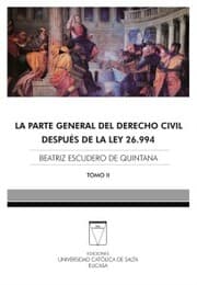 Cover von La parte general del derecho civil después de la Ley 26.994