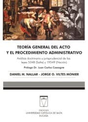 Cover von Teoría general del acto y el procedimiento administrativo
