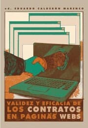 Cover von Validez y eficacia de los contratos en páginas webs
