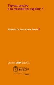 Cover von Tópicos previos a la matemática superior