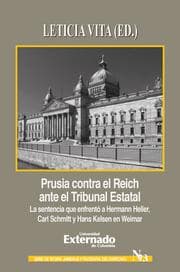 Cover von Prusia contra el Reich ante el Tribunal Estatal