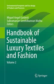 Cover von Handbook of Sustainable Luxury Textiles and Fashion