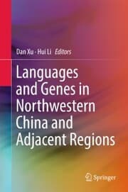 Cover von Languages and Genes in Northwestern China and Adjacent Regions