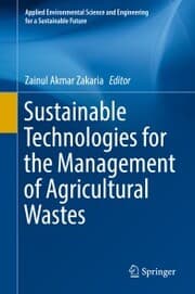 Cover von Sustainable Technologies for the Management of Agricultural Wastes