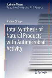 Cover von Total Synthesis of Natural Products with Antimicrobial Activity