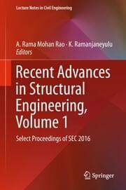 Cover von Recent Advances in Structural Engineering, Volume 1