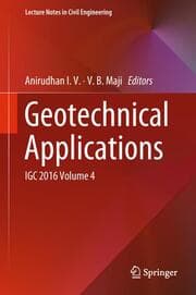 Cover von Geotechnical Applications