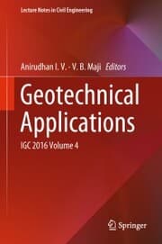Cover von Geotechnical Applications