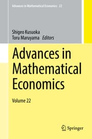 Cover von Advances in Mathematical Economics