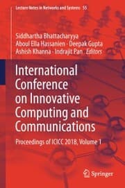 Cover von International Conference on Innovative Computing and Communications