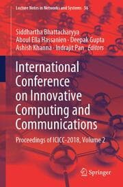 Cover von International Conference on Innovative Computing and Communications