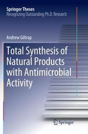 Cover von Total Synthesis of Natural Products with Antimicrobial Activity