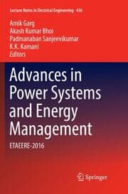 Cover von Advances in Power Systems and Energy Management