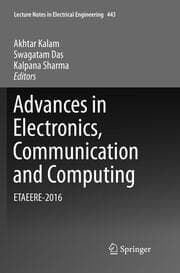 Cover von Advances in Electronics, Communication and Computing