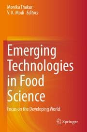 Cover von Emerging Technologies in Food Science